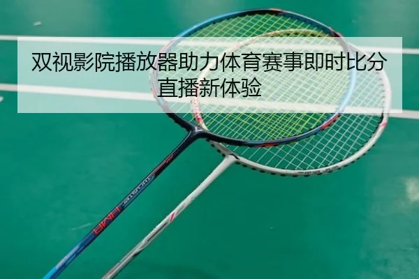 双视影院播放器助力体育赛事即时比分直播新体验